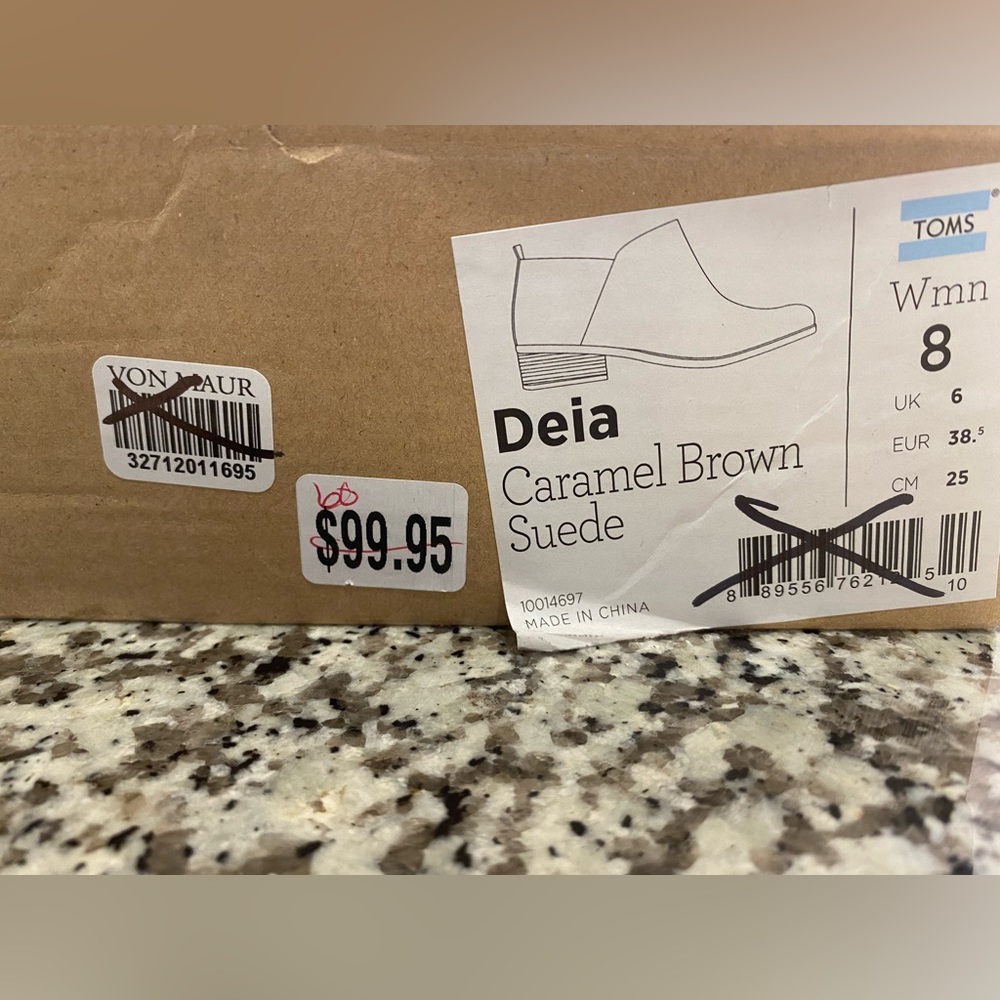 Deia Caramel Brown Suede - Picture 4 of 4